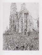 James Ensor The Cathedral oil